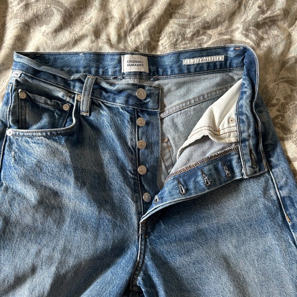 COH Ayla Solano wide legged cuffed jeans - new condition size 25 - Picture 7 of 8